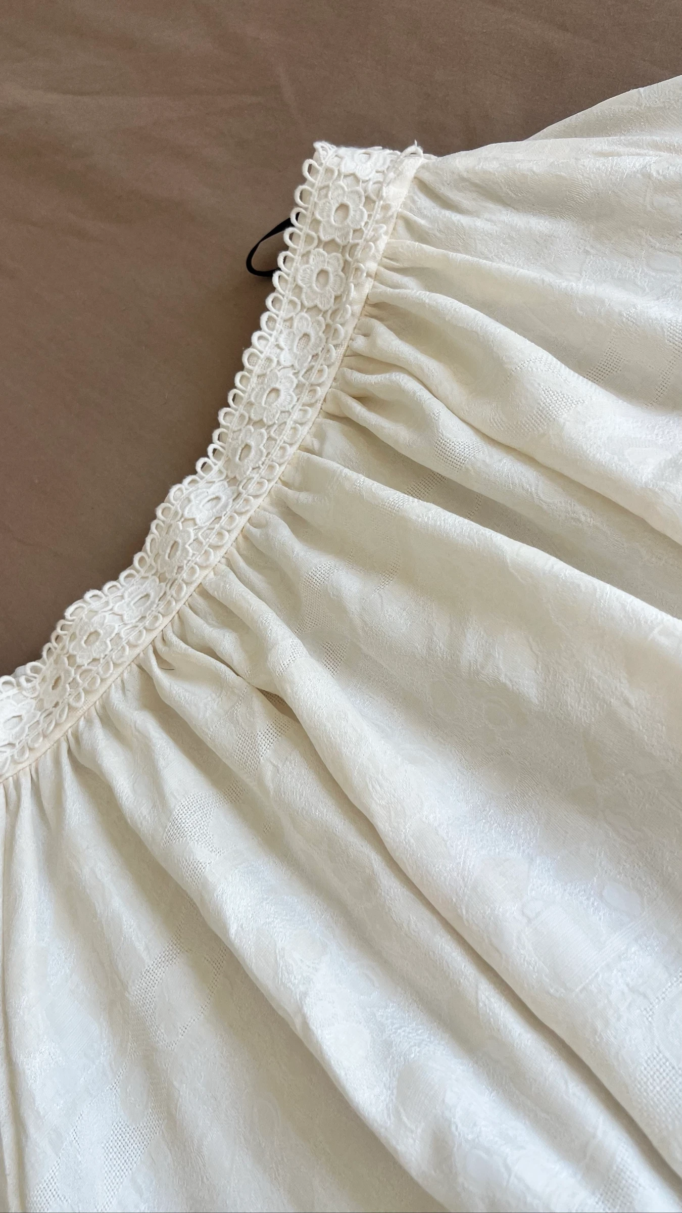 White Lace Waist Mini Skirt – photo 4